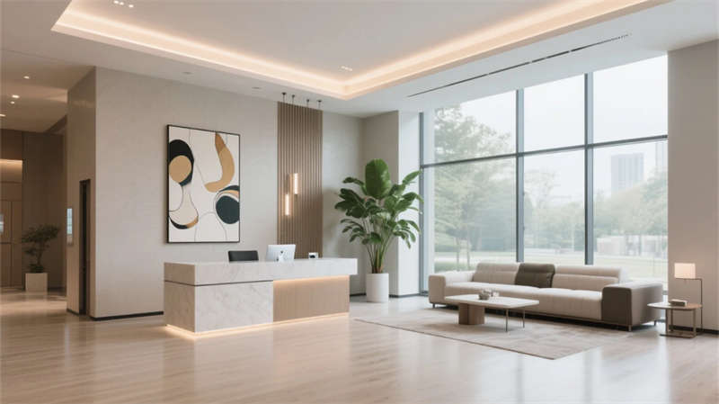 現(xiàn)代簡(jiǎn)約融自然，合肥現(xiàn)代簡(jiǎn)約酒店裝修設(shè)計(jì)效果圖