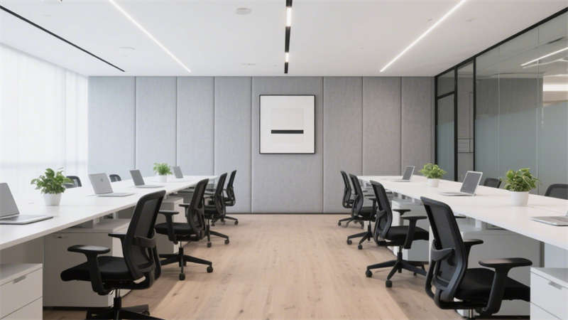 合肥1500平辦公室裝修，打造極簡(jiǎn)質(zhì)感與高效協(xié)作空間