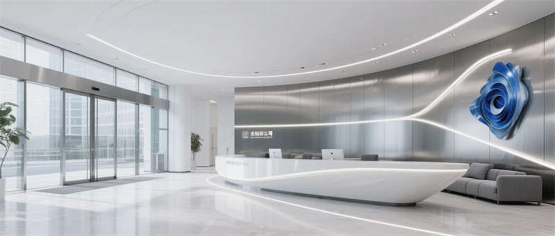 智感互聯(lián)，靈動(dòng)空間——合肥金融企業(yè)辦公樓裝修設(shè)計(jì)效果圖欣賞