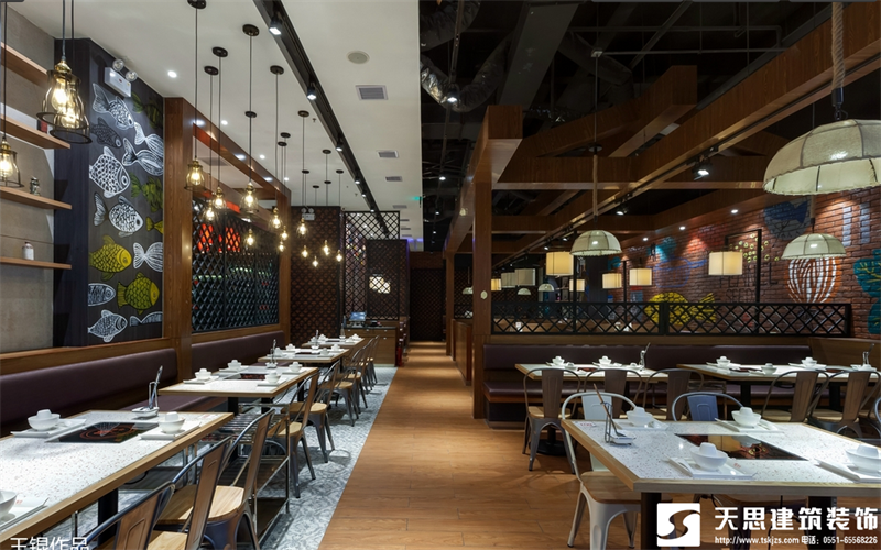 合肥火鍋店設(shè)計(jì)裝修應(yīng)該注意的事項(xiàng)，火鍋店效果圖，火鍋店裝飾設(shè)計(jì)，火鍋店設(shè)計(jì)