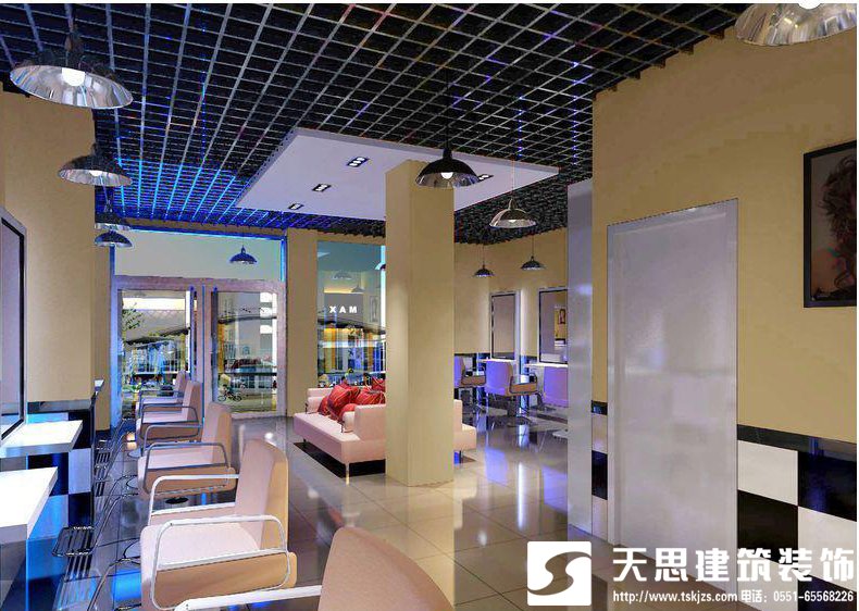 合肥美發(fā)店設計